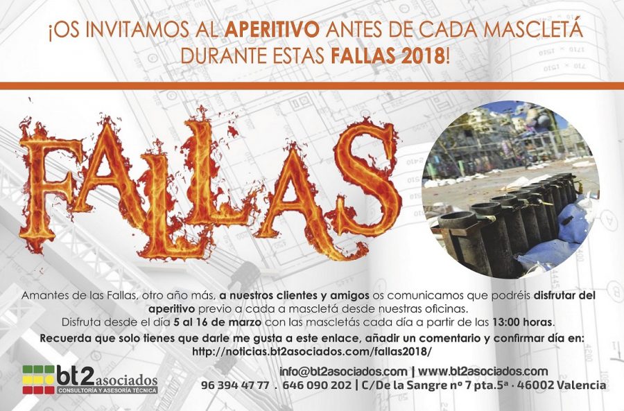 Fallas Valencia 2018 bt2asociados